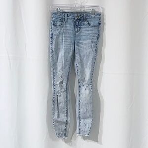 True Craft Acid Washed Skinny Jeans